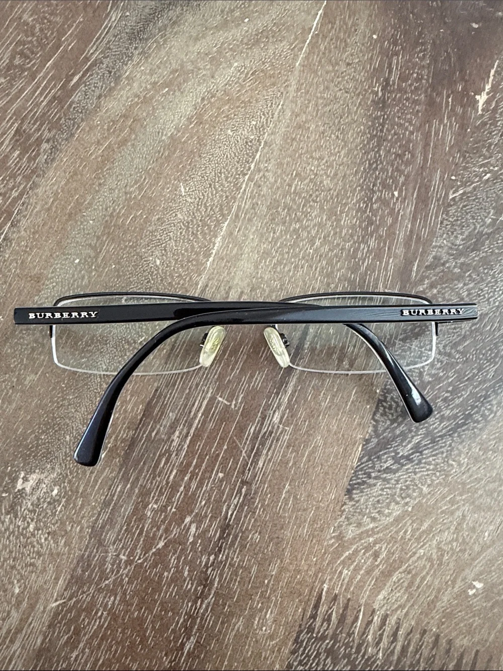 Burberry Prescription Rimless Glasses - Black